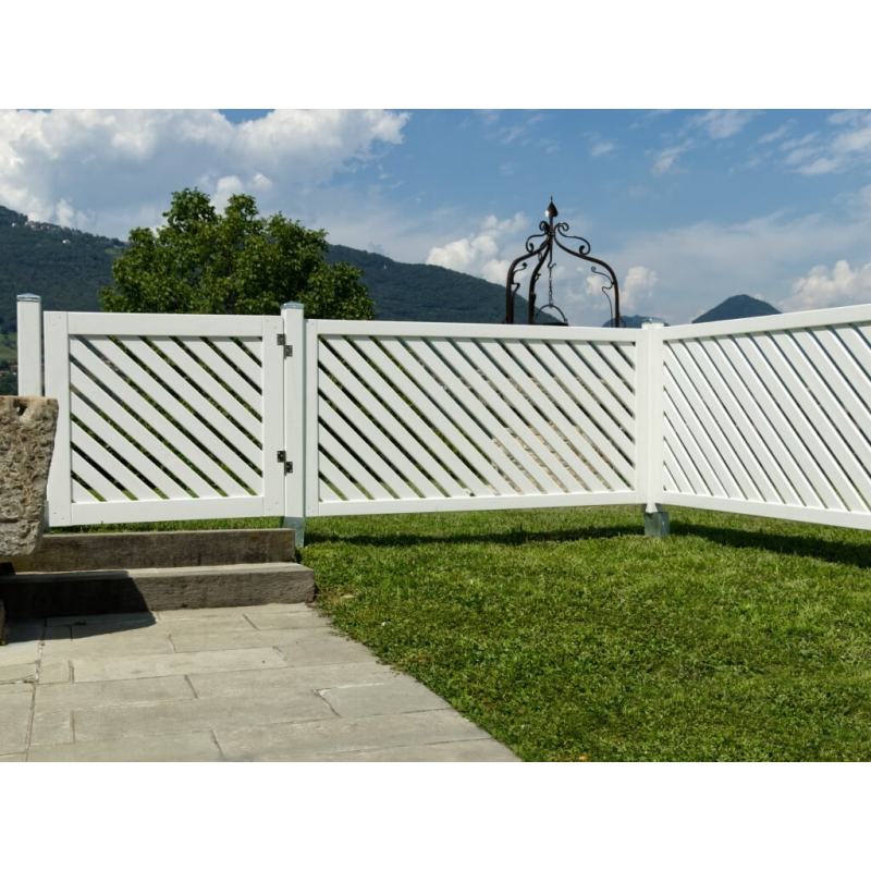 Cancello Selenia 100X90 Bianco Losa