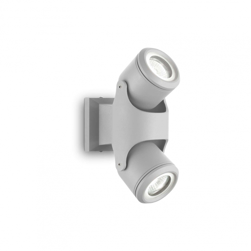 Lampada Da Soffitto Xeno Pl2 Grigio Ideal-Lux