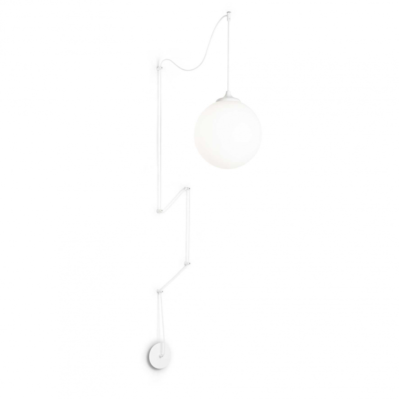 Lampada A Sospensione Boa Sp1 Bianco Ideal-Lux