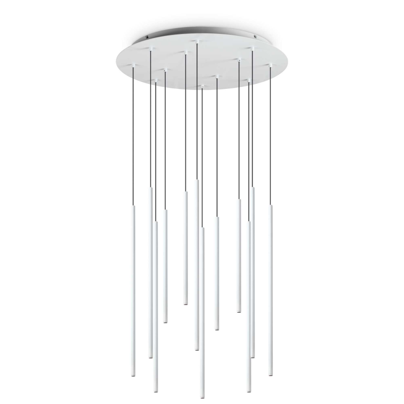 Lampada A Sospensione Filo Sp12 Bianco Ideal-Lux