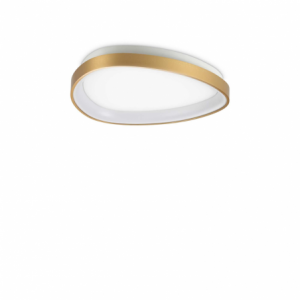 Lampada Da Soffitto Gemini Pl D042 On-Off Ottone Ideal-Lux