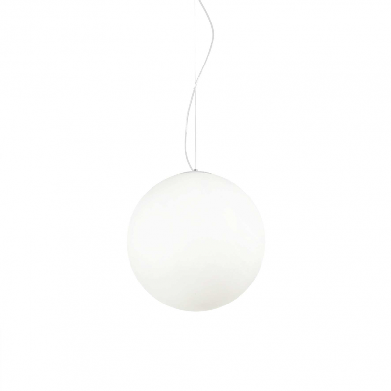 Lampada A Sospensione Mapa Bianco Sp1 D40 Ideal-Lux