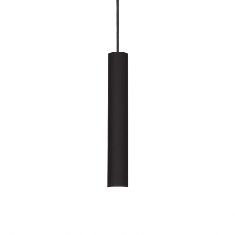 Lampada A Sospensione Tube Sp D4 Nero Ideal-Lux