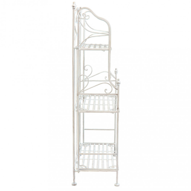 ÉTAGÈRE scaffale CLAUDE 3 PIANI BIANCO ANTICO