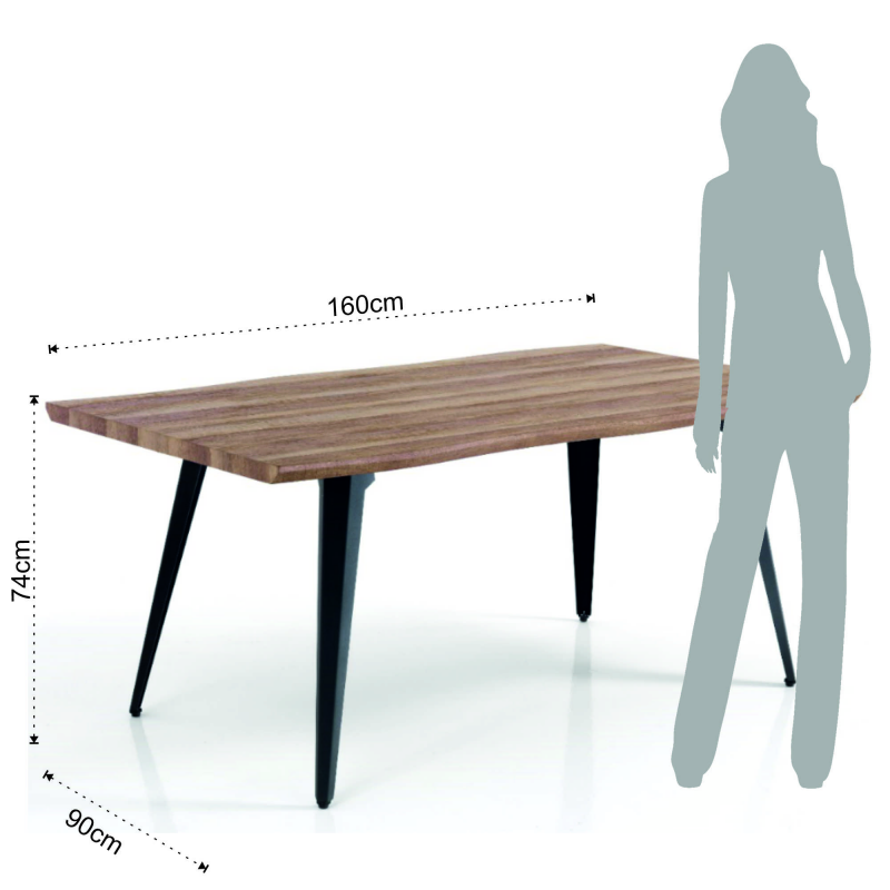 TAVOLO FISSO NELL-A TOMASUCCI 160X90