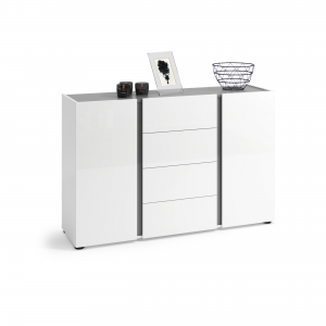 Zoom Sideboard a 2 ante 4 cassetti ATRIUM made in Italy