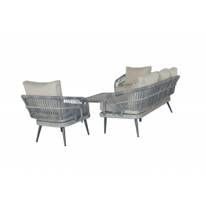 set da giardino Aruba in rattan - 3 pezzi