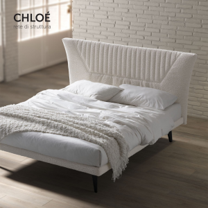 Letto matrimoniale Chloé struttura made in Italy