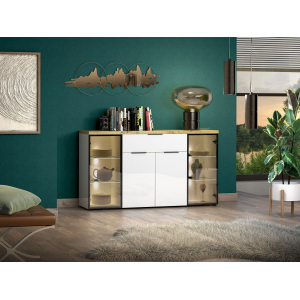 Sideboard MADIA con 4 ante e 1 cassetto IDEA K