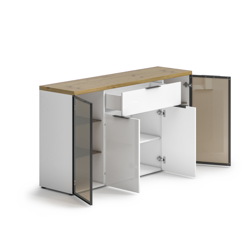 Sideboard MADIA con 4 ante e 1 cassetto IDEA K