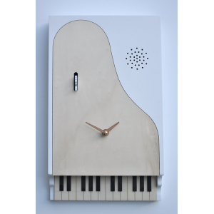 Orologio da parete a cucù CODA-pianoforte Made in Italy