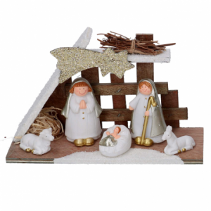 Zoom Presepe plastica cm 21,5x7,5h13,5