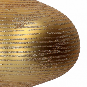 Zoom Sfera plastica cipolla glitter oro cm ø20