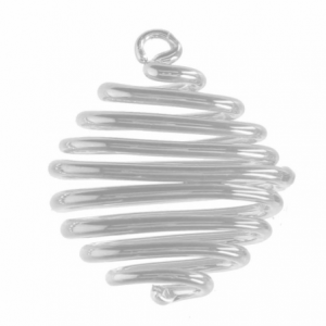 Zoom Sfera vetro spirale confezione 6pz trasparente cm 25x15h2,5