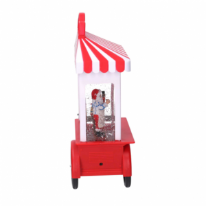 Decorazione natale plastica candy shop cm 17,5x10h27,5