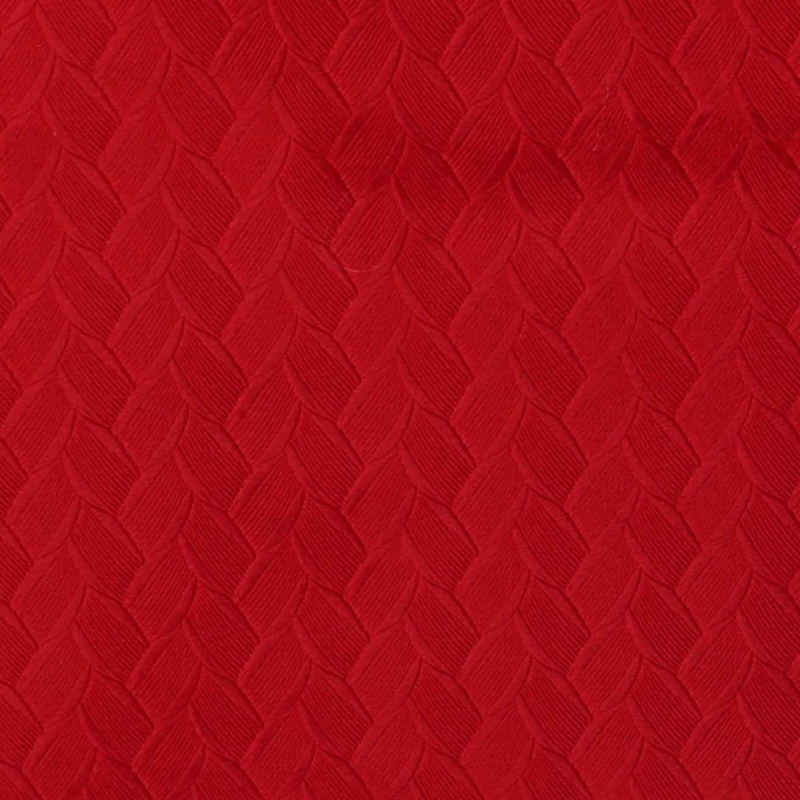 Portariviste velluto treccia rosso cm 33,5x15,5h25,5