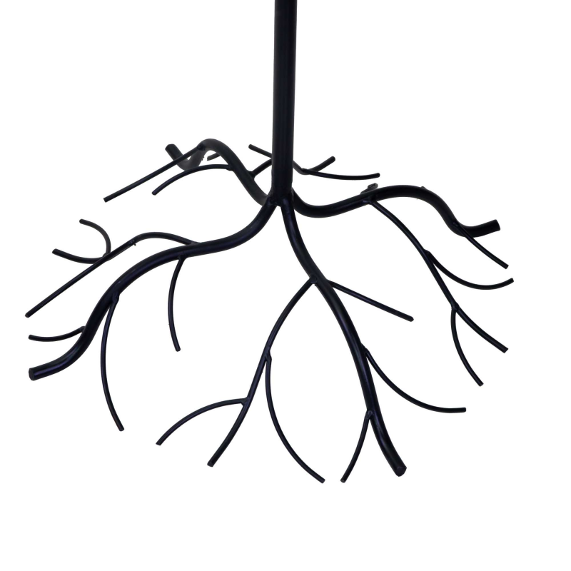 Albero di natale metallo nero cm 73x73h200