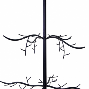 Albero di natale metallo nero cm 73x73h200