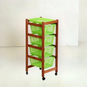 Carrello portafrutta Jolly Eco ciliegio