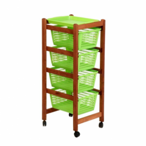 Zoom Carrello portafrutta Jolly Eco ciliegio