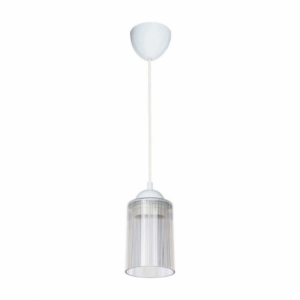 Lampada da soffitto Optical ASZ1025 con paralume in plastica trasparente