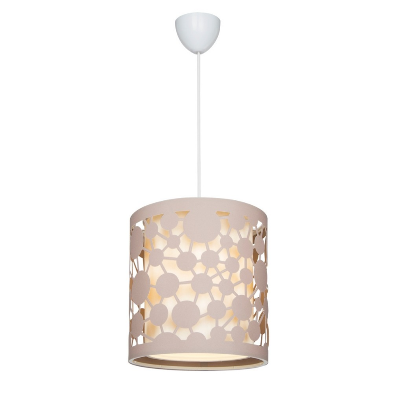 Lampada da soffitto Summer ASZ1179 con intagli colore beige