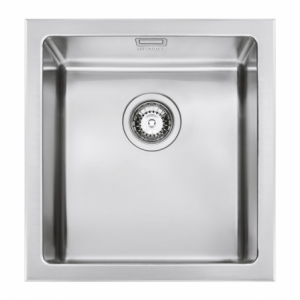 Lavello Smeg VQR40 una vasca 40x50 cm semifilo inox