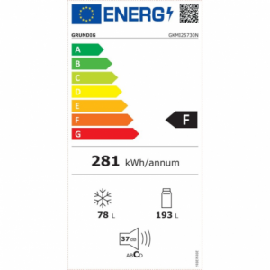 Frigorifero combinato incasso reversibile GKMI25730N 275 LT Grundig classe F