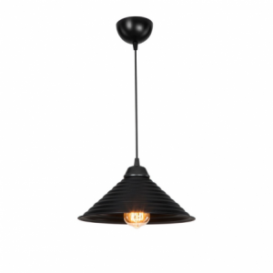 Zoom Lampada da soffitto Sava ASZ1617 con paralume in metallo nero