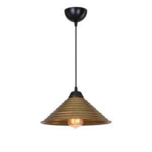 Zoom Lampada da soffitto Sava ASZ1619 con paralume in metallo bronzo