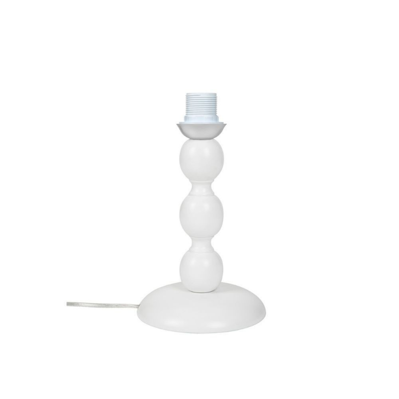 Lampada da tavolo LAGUNAH272634 con paralume beige e base bianca