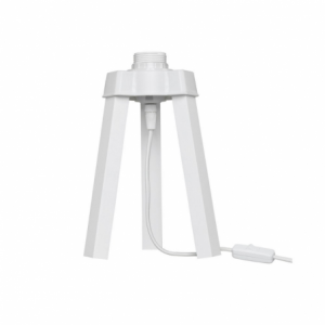 Lampada da tavolo PIKOBI2634 con paralume beige e base bianca