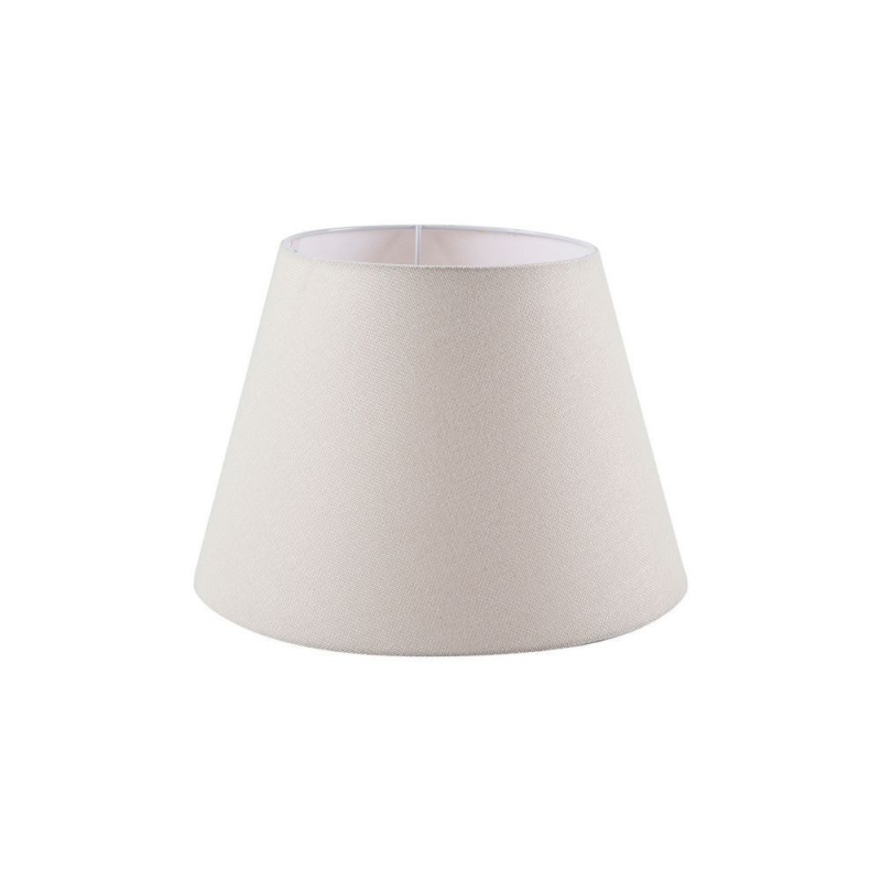 Lampada da tavolo PIKONE2632 con paralume bianco e base nera