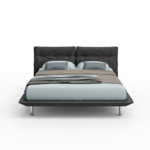 Zoom Letto Bolt matrimoniale fisso colore grigio scuro