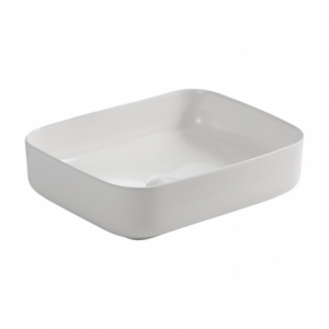 Zoom Lavabo da appoggio BOWL9391B in ceramica 50x39x13 cm. bianco