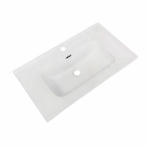 Lavabo consolle da appoggio VAS836-80 81x46.5x14 cm. bianco