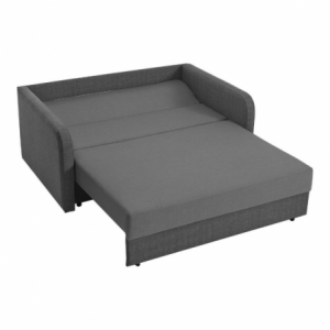 Divano letto Devin in Twist 20 grigio 161x107x88 H cm.