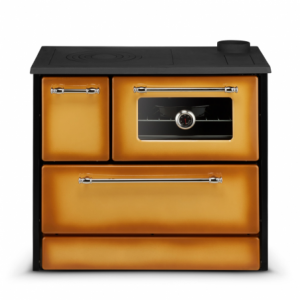 Zoom Cucina A Legna Stufa 9 Kw Cappuccino Beatrice L87xP51xH79 Ecodesign