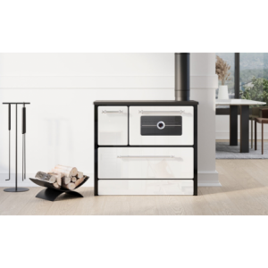 Cucina A Legna Stufa 9 Kw Cappuccino Beatrice L87xP51xH79 Ecodesign