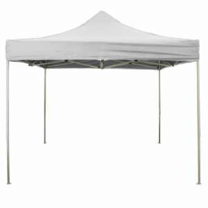 Zoom Gazebo richiudibile pieghevole 3 X 4,5 Bianco ricoperto in PVC impermeabile