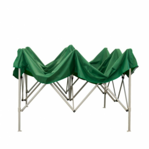 Gazebo richiudibile pieghevole 3 X 3 Verde ricoperto in PVC impermeabile