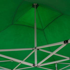 Gazebo richiudibile pieghevole 3 X 3 Verde ricoperto in PVC impermeabile