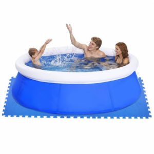 6PZ Tappeto tappetino puzzle morbido per piscina 60X60X0.8 BLU DH43871