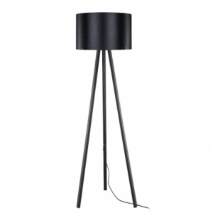 Lampada da terra Piko MDL5134 con piantana e paralume in tessuto nero