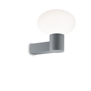 Lampada Da Parete Clio Map1 Grigio Ideal-lux