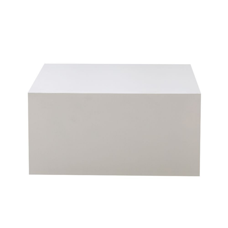 Tavolino da salotto Lola colore bianco 80x80x40 cm.