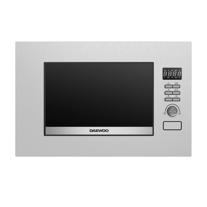 Forno microonde da incasso Daewoo MDBK201GS con grill 20 lt in acciaio inossidabile