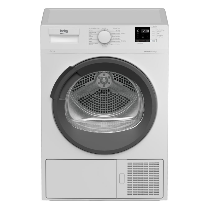 Asciugatrice Beko MDXS727A 7 kg classe energetica A++ bianco