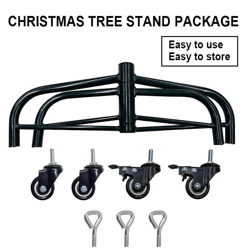 Base albero metallo con ruote cm 66