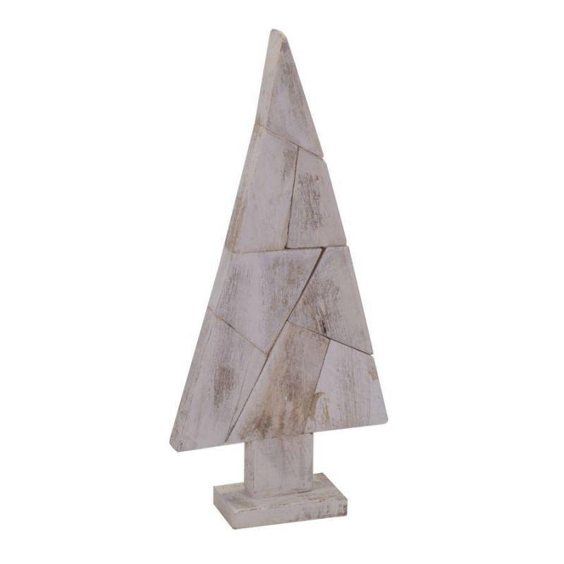 Albero legno sbiancato cm 28x9h60